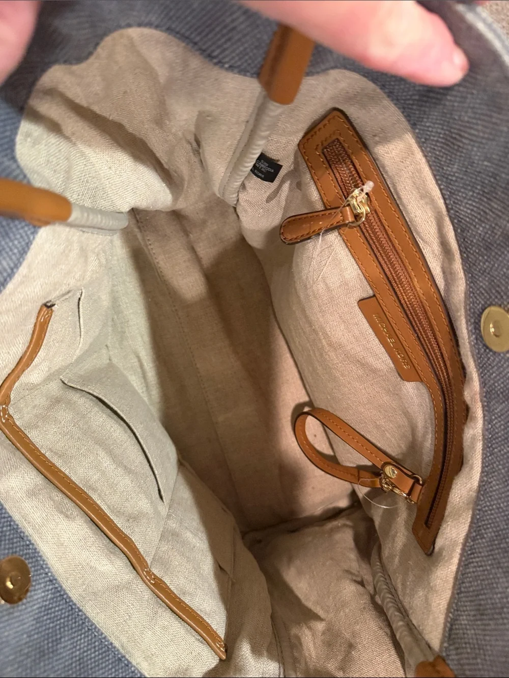 Michael Kors denim bag
